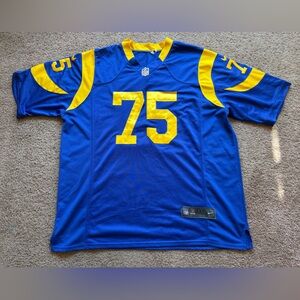 nike nfl players jersey los angeles rams 75 deacon jones 3xl california football